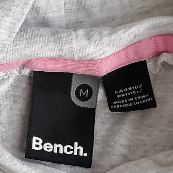 Bench Womens Short-Sleeved Hoodie with Black/White Cartoon Graphic Print, Sz. M - Picture 11 of 14